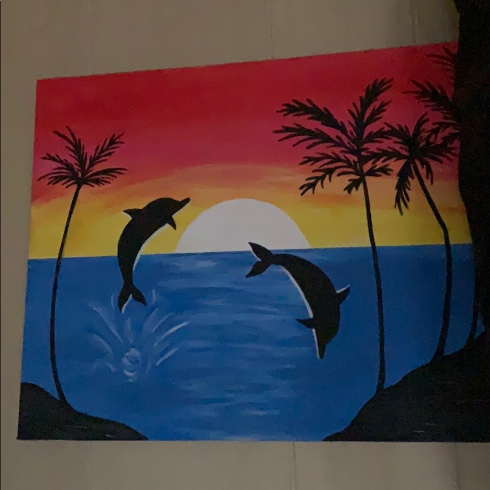 Sunset painting